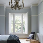 Architect: Nic Owen ArchitectsPhotography by Christine bedroom, ceiling, estate, home, house, interior design, living room, real estate, room, wall, window, window covering, window treatment, gray