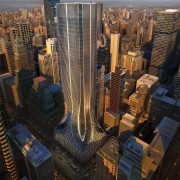 425 Park Avenue, New York - 425 Park architecture, building, city, cityscape, condominium, daytime, downtown, metropolis, metropolitan area, mixed use, skyline, skyscraper, tower, tower block, urban area, black