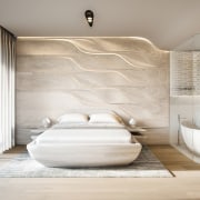 Mayfair Residential Tower – Zaha Hadid Architects architecture, bathroom, floor, interior design, product design, room, gray
