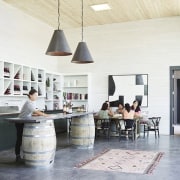 Architect: goCstudioPhotography by Kevin Scott, Kelly Turso ceiling, floor, flooring, furniture, interior design, table, white, gray