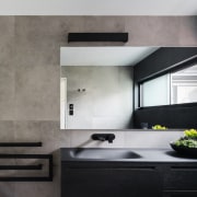 Bijl Architecture - TIDA AUS 2017 – Architect-designed architecture, countertop, floor, interior design, kitchen, sink, wall, gray, black