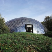 Forestry Branch – Marche-en-Famenne - Forestry Branch – architecture, biome, building, dome, facade, grass, house, sky, structure, teal