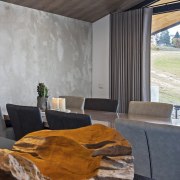 Concrete walls and wood ceilings - Concrete walls architecture, house, interior design, property, real estate, gray