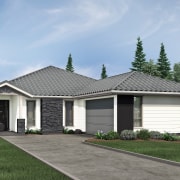 GJ Gardner home auction contributes to Big Buddy building, cottage, elevation, estate, facade, home, house, landscape, property, real estate, residential area, roof, siding, suburb, teal