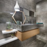 Collins W Collins - TIDA AUS 2017 – architecture, bathroom, countertop, floor, flooring, interior design, product design, sink, tile, gray