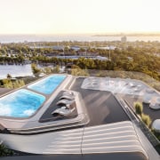 Mayfair Residential Tower – Zaha Hadid Architects architecture, building, condominium, mixed use, property, real estate, white