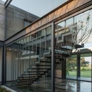 Colima home/Di Frenna Arquitectos - Colima home/Di Frenna architecture, building, condominium, facade, glass, house, gray, black