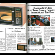 Another Pan Am ad ... An a snippet product, product design, white, black