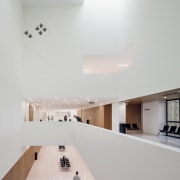 Palace of Justice building | Mecanoo + Ayesa apartment, architecture, ceiling, daylighting, floor, home, house, interior design, lighting, product design, property, gray