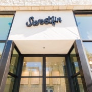 Sweetfin Poke San Diego – Mayes Office - architecture, building, daylighting, facade, glass, property, roof, window, white