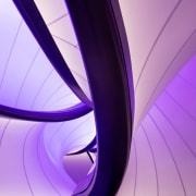 Zaha Hadid – Mathematics: The Winton Gallery – blue, computer wallpaper, graphics, light, line, magenta, pink, product design, purple, violet, purple