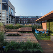 Architect: J.Roc Design apartment, architecture, backyard, condominium, courtyard, estate, home, house, mixed use, outdoor structure, property, real estate, residential area, roof, black