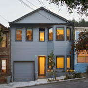 Architect: Schwartz and Architecture: SaAPhotography by Bruce building, facade, home, house, property, real estate, residential area, siding, window, gray, brown