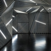 Architect: Ministry of Design angle, architecture, black, black and white, ceiling, daylighting, design, light, lighting, line, monochrome, monochrome photography, space, structure, symmetry, black, gray