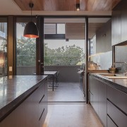 Architect: mcmahon and nerlich architectsPhotography by superk architecture, countertop, house, interior design, kitchen, real estate, window, gray, black