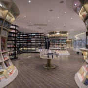 Architect: X+LivingPhotography by Shao Feng bookselling, library, product, public library, retail, gray, black