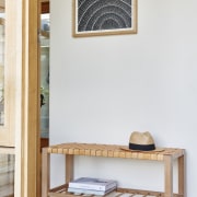 Architect: Irons McDuff ArchitecturePhotography by Nikole Ramsay chair, furniture, home, interior design, shelf, shelving, table, window, white