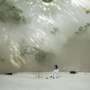 Architect: Plastique FantastiquePhotography by Marco Canevacci, Jelte cloud, freezing, geological phenomenon, phenomenon, sky, snow, sunlight, tree, winter, gray