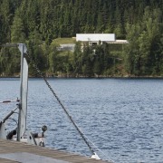 It's tough to figure out exactly what you're boat, boating, boats and boating equipment and supplies, inlet, lake, loch, reservoir, river, sailing, sky, tree, vehicle, water, water transportation, waterway, gray, black