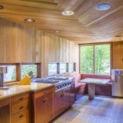 Edward Norton's new Malibu Colony home – Trulia ceiling, countertop, estate, flooring, hardwood, home, house, interior design, kitchen, property, real estate, room, wood, brown