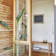 Architect: Irons McDuff ArchitecturePhotography by Nikole Ramsay door, furniture, interior design, window, wood, gray