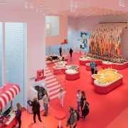 LEGO House – BIG - LEGO House – exhibition, interior design, product, red, pink