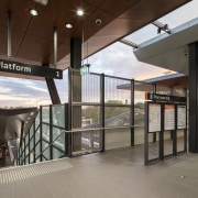 Cheltenham Station – Cox Architecture - Cheltenham Station glass, real estate, gray, brown