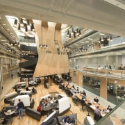 The Brian Lewis Atrium in the Melbourne School architecture, building, shopping mall, brown