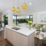 Architect: Allan McIntosh of Buildology Ltd countertop, home, interior design, kitchen, property, real estate, gray