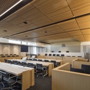 Newcastle Courthouse – Cox Architecture - Newcastle Courthouse auditorium, ceiling, classroom, conference hall, daylighting, interior design, office, brown, gray