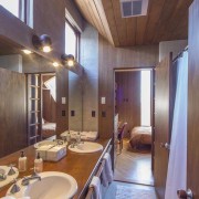 Edward Norton's new Malibu Colony home – Trulia ceiling, countertop, interior design, real estate, room, brown