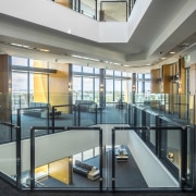 Newcastle Courthouse – Cox Architecture - Newcastle Courthouse daylighting, glass, interior design, lobby, real estate, gray
