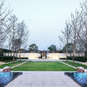 Vanke Park Mansion 'True Love' – FLOscape Landscape architecture, estate, garden, leisure, outdoor structure, park, plant, property, real estate, residential area, tree, white, gray