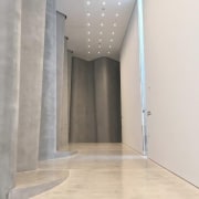 The Len Lye Centre 02 - The Len ceiling, daylighting, floor, flooring, interior design, lighting, property, wall, gray