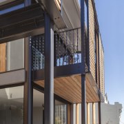 Architect: mcmahon and nerlich architectsPhotography by superk architecture, balcony, building, daylighting, facade, house, black