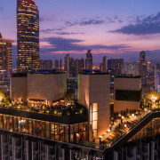 Architect: concrete building, city, cityscape, condominium, downtown, dusk, evening, hotel, metropolis, metropolitan area, mixed use, night, real estate, residential area, sky, skyline, skyscraper, tower block, urban area, black