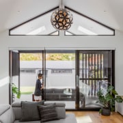 The new living room in the rear extension. 