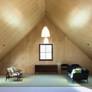 Architect: bell + co architecture - architecture | architecture, attic, ceiling, daylighting, floor, home, house, interior design, property, room, wall, wood, brown, orange
