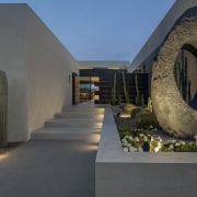 Entry to the dramatic desert home. - Opulent 