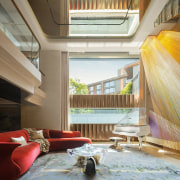 Living room – light play is even reflected 