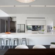 Sleek White Kitchen Design In New House With Trends