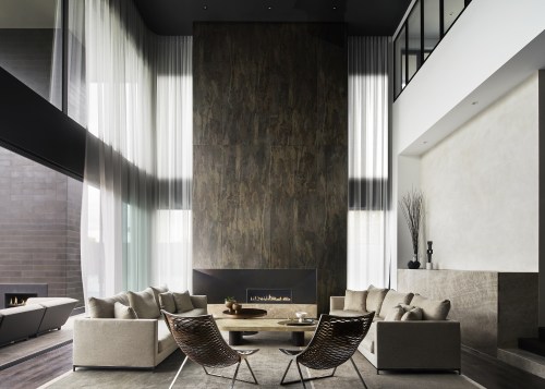 Wow! With the living space's double height glory 