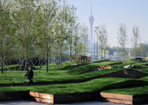 Shma set out to achieve a landscape that 