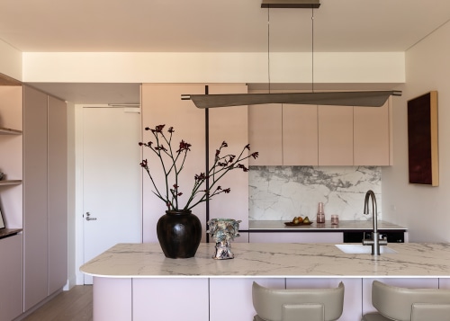 The design concept was sparked by the owner's 