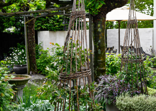 Climbing frames will be hidden by greenery in 