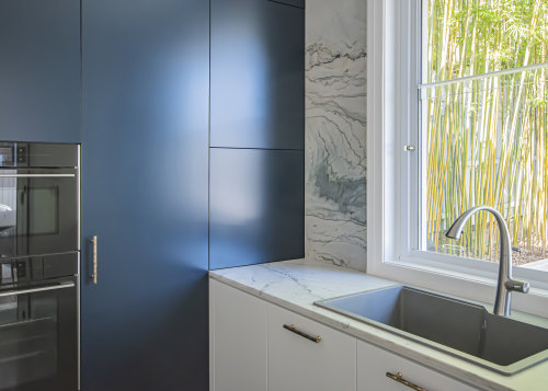 The installation of a large window above the 