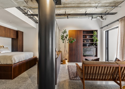 At the heart of the living area, a 