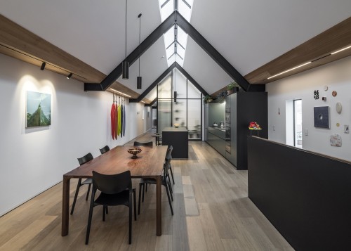 The existing roof structure was very low at 