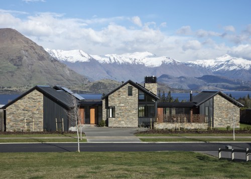 Runner-up – Condon Scott Architects – TIDA New alps, cloud, cottage, elevation, estate, farmhouse, fell, grass, highland, home, house, land lot, landscape, log cabin, mountain, mountain range, mountainous landforms, property, ranch, real estate, residential area, rural area, sky, suburb, winter, gray
