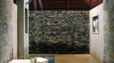 The bathroom of an apartment. - The bathroom architecture, house, interior design, wall, brown, gray